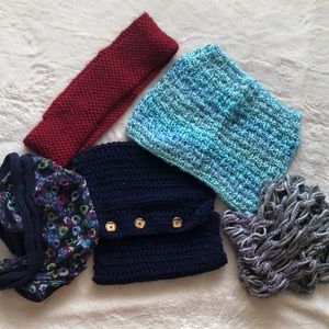 Assorted Knit Scarves